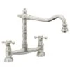 Abode Melford Bridge Kitchen Mixer Tap Brushed Nickel 2 Abode Melford Bridge Kitchen Mixer Tap Brushed Nickel -Deals Bathroom Store abode at1048