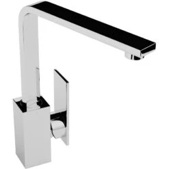 Abode New Media Single Lever Mono Sink Mixer Chrome