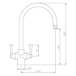 Abode Gosford Monobloc Aquifier Kitchen Filter Tap Brushed Nickel -Deals Bathroom Store abode at2006 5