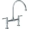 Abode Brompton Dual Lever Bridge Mixer Chrome 1 Abode Brompton Dual Lever Bridge Mixer Chrome -Deals Bathroom Store abode at3020