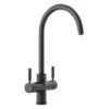 Abode Propure 4 IN 1 Swan Spout Kitchen Tap Matt Black -Deals Bathroom Store abode pt1152