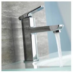Aqualisa Downtown Basin Mixer Tap Small Chrome -Deals Bathroom Store aqualisa dtsptch 3