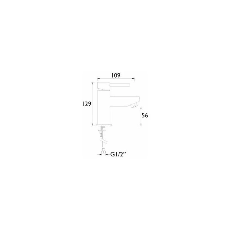 Bristan Blitz Small Basin Mixer Chrome 4 Bristan Blitz Small Basin Mixer Chrome - Image 2