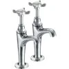 Bristan 1901 High Neck Pillar Taps 2 Bristan 1901 High Neck Pillar Taps -Deals Bathroom Store bristan nhnkc