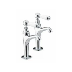 Bristan Renaissance High Neck Pillar Taps
