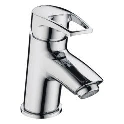 Bristan Smile Basin Mixer With Clicker Waste Chrome