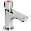 Bristan Single Pillar Basin Soft Touch Timed Flow Tap Chrome -Deals Bathroom Store bristan z2dus12c