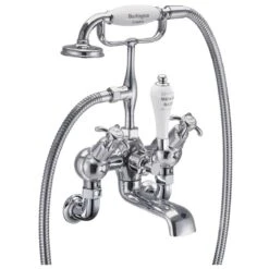Burlington Anglesey Angled Wall Mounted Bath Shower Mixer
