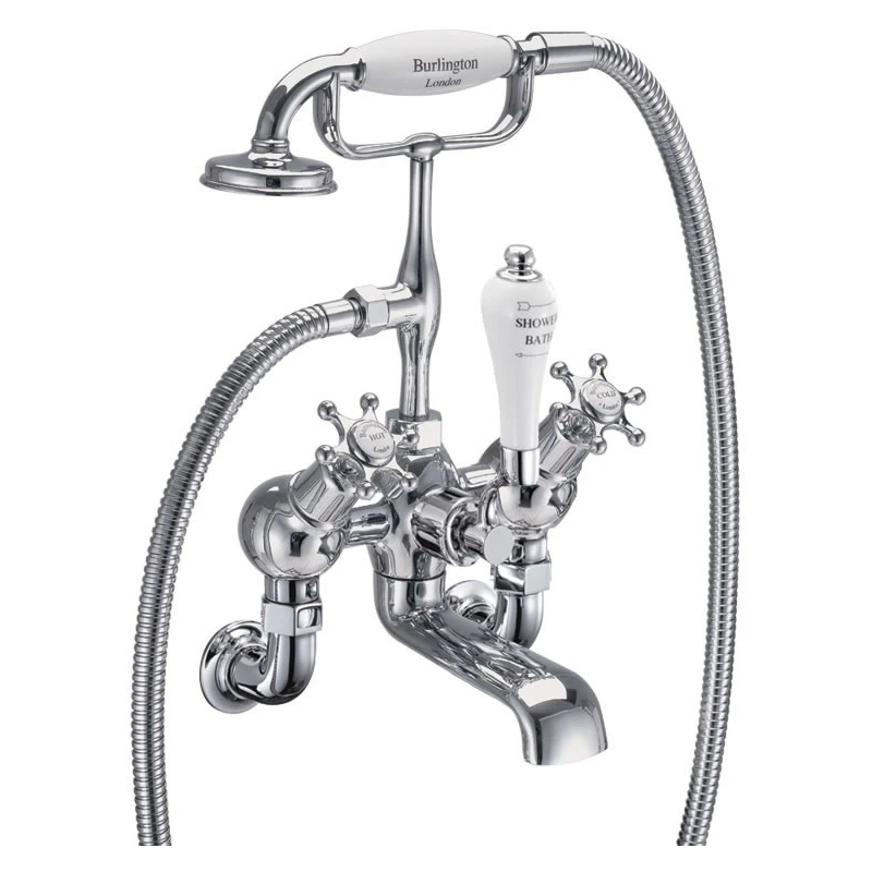 Burlington Birkenhead Angled Wall Mounted Bath Shower Mixer 3 Burlington Birkenhead Angled Wall Mounted Bath Shower Mixer