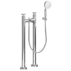 Burlington Riviera Floor Bath Shower Mixer With Handset