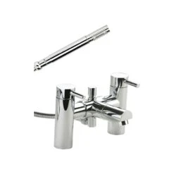 Cifial Technovation 465 2 Hole Deck Bath/Shower Mixer Chrome