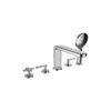 Cifial TH400 5 Hole Deck Bath Mixer Chrome