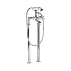 Cifial Edwardian 2 Hole Floor Standing Bath/Shower Mixer Chrome