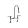 Clearwater Elegance Bridge Mixer With Swivel Spout Brushed 2 Clearwater Elegance Bridge Mixer With Swivel Spout Brushed -Deals Bathroom Store clearwater at1217