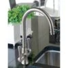 Clearwater Regent Mono Sink Mixer With Swivel Spout Brushed