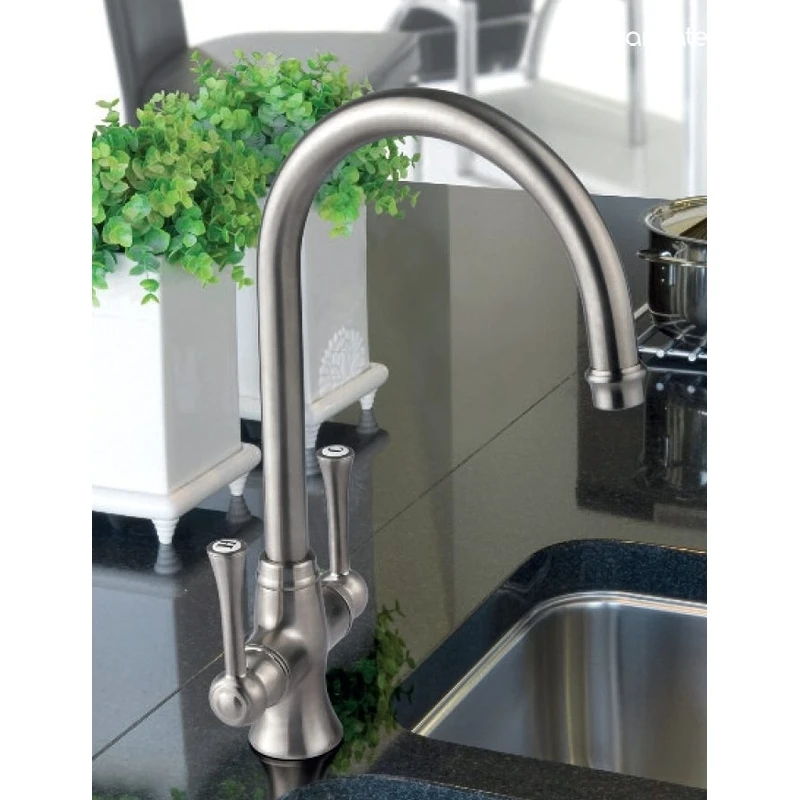 Clearwater Regent Mono Sink Mixer With Swivel Spout Brushed 3 Clearwater Regent Mono Sink Mixer With Swivel Spout Brushed