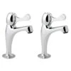 Deva Lever Action Contract Sink Pillar Taps -Deals Bathroom Store deva cntl03