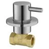 Flova Levo Hot Wall Mounted Shut Off Valve Brushed Nickel 2 Flova Levo Hot Wall Mounted Shut Off Valve Brushed Nickel -Deals Bathroom Store flova bn lvwmconhw