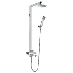 Flova Essence Exposed Manual Shower Column With Bath Spout
