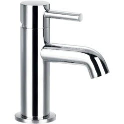 Flova Levo Cloakroom Single Lever Basin Mixer With Clicker Waste