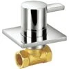 Flova Str8 Concealed Hot Shut Off Valve 1/2″ 1 Flova Str8 Concealed Hot Shut Off Valve 1/2″ -Deals Bathroom Store flova stwmconhw