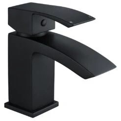 Frontline Aquaflow Onyx Black Mini Basin Mixer
