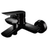 Frontline Aquaflow Sleek Wall Mounted Bath Shower Mixer Matt Black -Deals Bathroom Store frontline fmart9900b