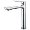 Frontline Aquaflow Sleek Tall Basin Mixer Matt Chrome 1 Frontline Aquaflow Sleek Tall Basin Mixer Matt Chrome -Deals Bathroom Store frontline fmart9914c