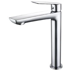 Frontline Aquaflow Sleek Tall Basin Mixer Matt Chrome