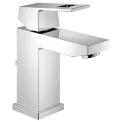 Grohe Eurocube Basin Mixer With Pop-Up Waste 1/2″ Small 23390