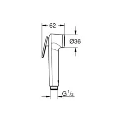 Grohe Tempesta-F Trigger Spray 28020 White -Deals Bathroom Store grohe 28020l01 3