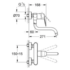 Grohe Eurodisc Cosmopolitan Sink Mixer 1/2″ 33772 5 Grohe Eurodisc Cosmopolitan Sink Mixer 1/2″ 33772 -Deals Bathroom Store grohe 33772002 2