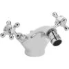 Hudson Reed White Topaz Crosshead Bidet Tap Hex -Deals Bathroom Store hudson reed bc306hx