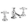 Hudson Reed White Topaz Crosshead 3 Hole Basin Mixer Hex 1 Hudson Reed White Topaz Crosshead 3 Hole Basin Mixer Hex -Deals Bathroom Store hudson reed bc307hx