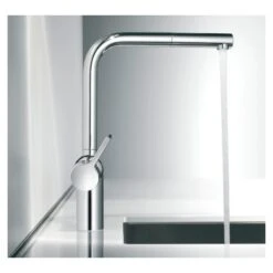 KWC Livello Mono Sink Mixer With Pull-Out Spout Chrome -Deals Bathroom Store kwc 10231103000 3
