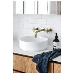 Meir Round Wall Spout For Bath Or Basin Tiger Bronze -Deals Bathroom Store meir ms05 bb 3