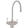 Perrin & Rowe Polaris 3 In 1 Instant Hot Tap Pewter -Deals Bathroom Store perrin rowe 1937pf