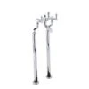 Perrin & Rowe Georgian Floor Bath Shower Mixer, Lever -Deals Bathroom Store perrin rowe 3012cp