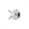 Perrin & Rowe Contemporary Single 1/2″ Wall Valve, Cross -Deals Bathroom Store perrin rowe 3037cp