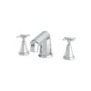 Perrin & Rowe Deco 3 Hole Bath Filler, Cross -Deals Bathroom Store perrin rowe 3159cp