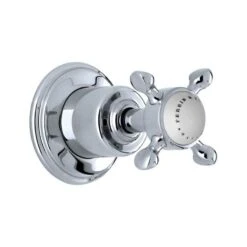 Perrin & Rowe Traditional Single 1/2″ Wall Valve With Cross Handle