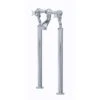 Perrin & Rowe Traditional Crosstop Floor Bath Filler Chrome -Deals Bathroom Store perrin rowe 3526cp
