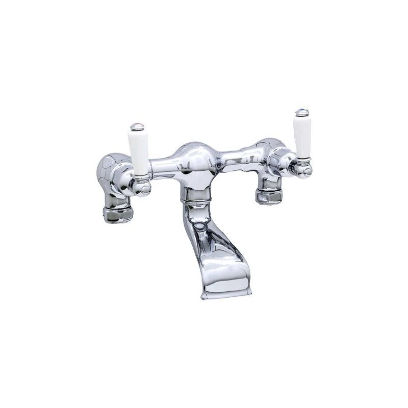 Perrin & Rowe Traditional Bath Filler Without Unions, Lever 3 Perrin & Rowe Traditional Bath Filler Without Unions, Lever