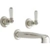 Perrin & Rowe 3 Hole Lever Wall Bath Set With Low Spout Chrome 1 Perrin & Rowe 3 Hole Lever Wall Bath Set With Low Spout Chrome -Deals Bathroom Store perrin rowe 3580cp