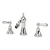 Perrin & Rowe Georgian 3767 3 Hole Bidet Mixer With Lever Handles -Deals Bathroom Store perrin rowe 3767cp