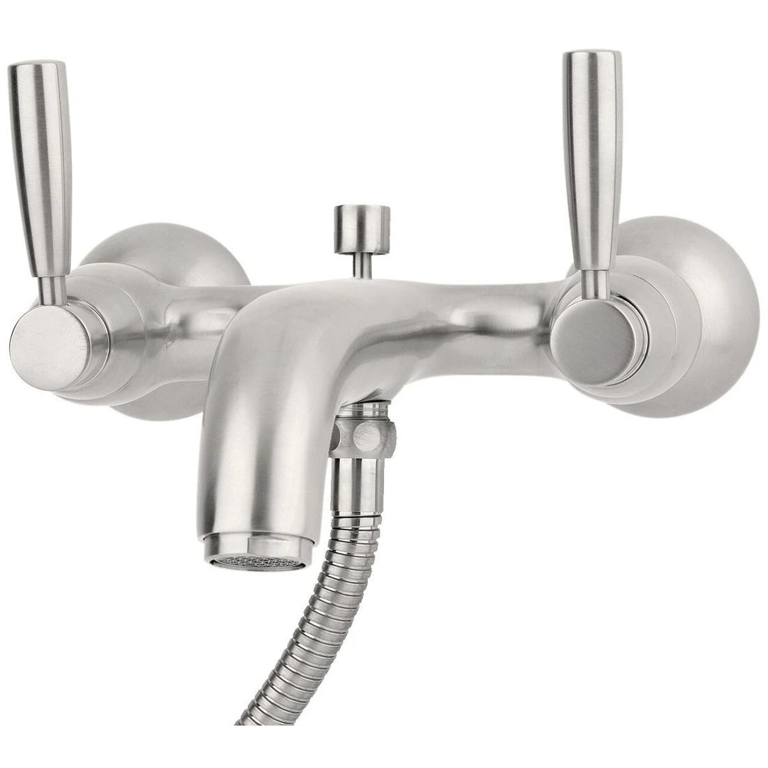 Perrin & Rowe Wall Bath Shower Mixer With Lever Handles Chrome 3 Perrin & Rowe Wall Bath Shower Mixer With Lever Handles Chrome