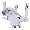 Perrin & Rowe Monobloc Bidet Mixer With Lever Handles Chrome -Deals Bathroom Store perrin rowe 3885cp