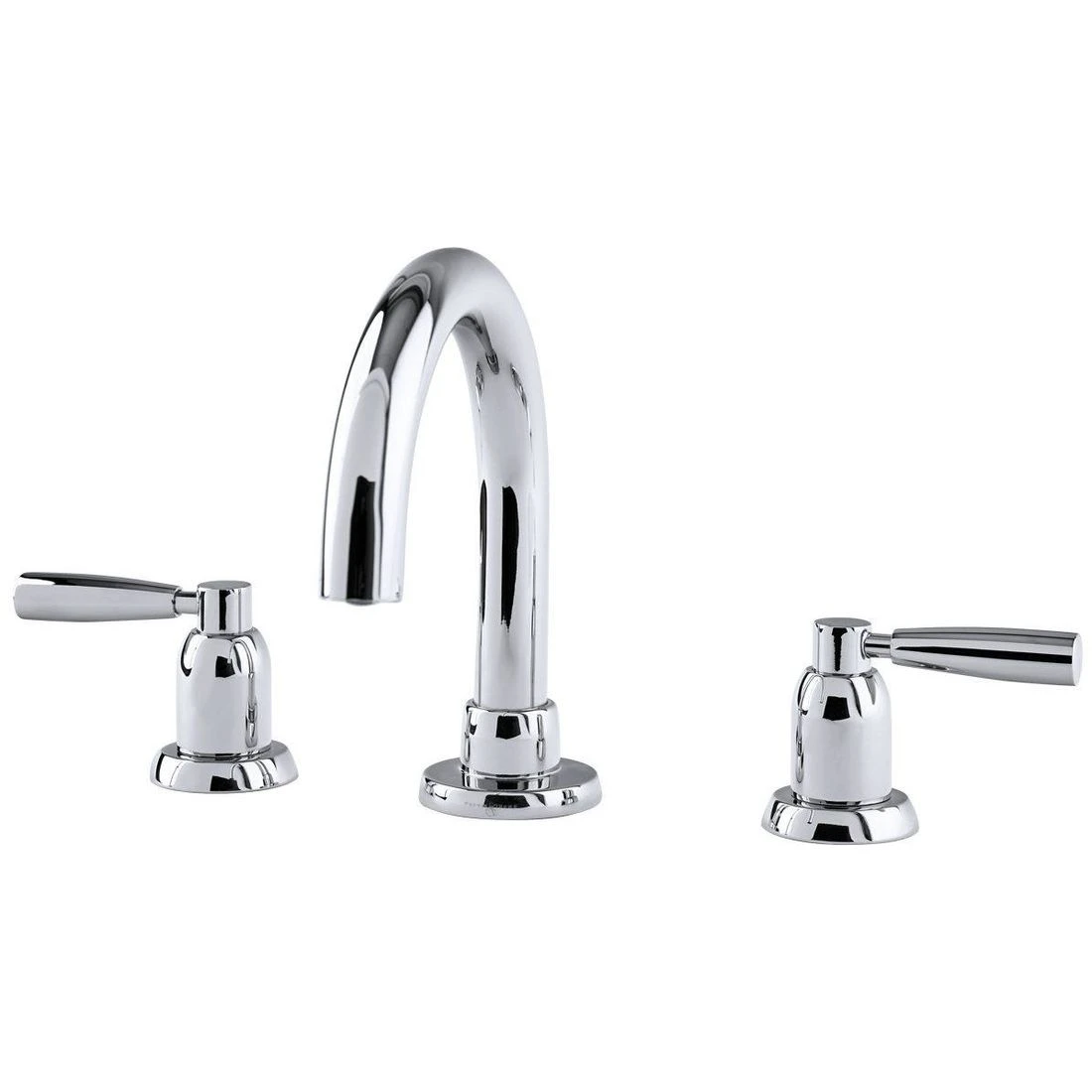 Perrin & Rowe Contemporary Lever 3 Hole Tubular Spout Basin Mixer Pewter 3 Perrin & Rowe Contemporary Lever 3 Hole Tubular Spout Basin Mixer Pewter
