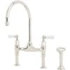 Perrin & Rowe Ionian Taps With Lever Handles & Rinse Pewter 2 Perrin & Rowe Ionian Taps With Lever Handles & Rinse Pewter -Deals Bathroom Store perrin rowe 4173pfwpc