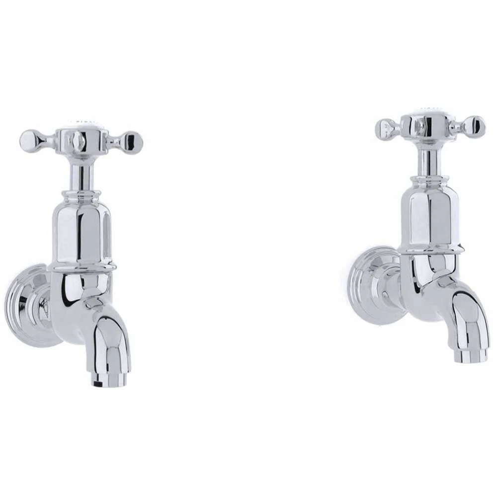 Perrin & Rowe Mayan Wall Bib Taps Chrome 3 Perrin & Rowe Mayan Wall Bib Taps Chrome